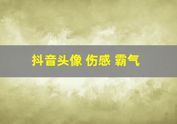 抖音头像 伤感 霸气